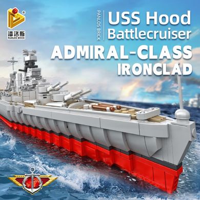 Конструктор Військовий Корабель Броненосець типу «Адмірал» Ironclad 1731 деталі 637001 фото