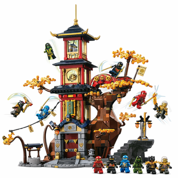 Без коробки Конструктор Ninjago "Храм энергетических ядер дракона", 1049 деталей 70085 фото