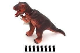 Динозавр T-REX резиновый, 27см 12368094345435 фото