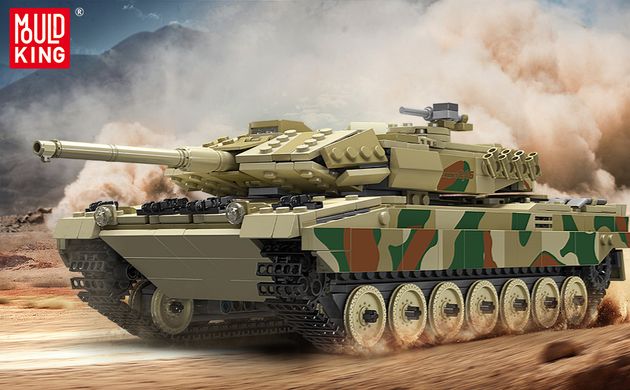 Конструктор Танк Леопард2 Mould King Leopard 2 с двигателем 20020, 1091 шт. 20020 фото