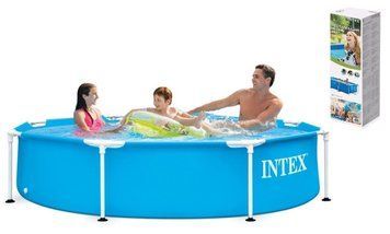 Intex Бассейн каркасный 244х51 см объем воды &ndash; 1828 литра Intex  28205 NP фото
