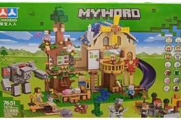 Конструктор Minecraft My World Поселок и его жители, 1016 деталей 7651 фото
