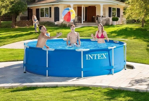 Басейн каркасний 244х51 см об'єм води - 1828 літри Intex 28205 NP фото Басейн каркасний 244х51 см об'єм води - 1828 літри Intex 28205 NP фото