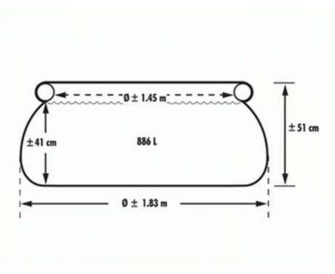 Басейн круглий сімейний Intex 26102 183-51 см 26102 фото