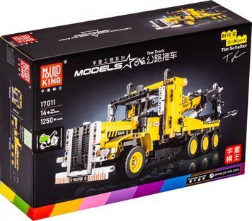 Конструктор Technic, Грузовая машина с лебёдкой и крюком, 1250 деталей, Mould king 17011 17011 фото