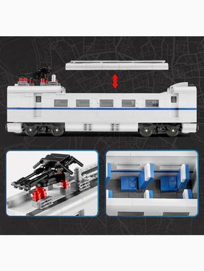 Конструктор Швидкісний потяг на радіокеруванні, 1808 деталей, Mould King 12002  12002 фото