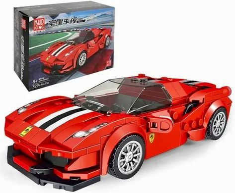 Конструктор машинка Ferrari 488 GTB - 329 деталей Mould King 27006. 27006 фото