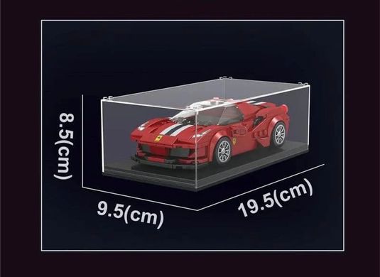 Конструктор машинка Ferrari 488 GTB - 329 деталей Mould King 27006. 27006 фото