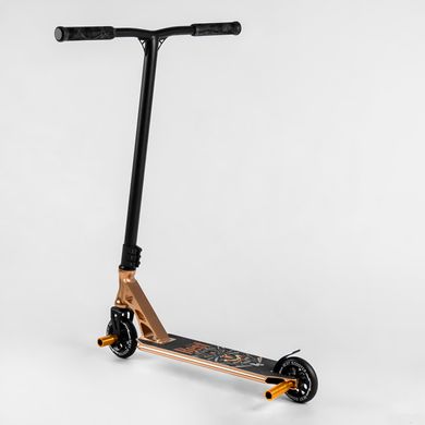 Самокат трюковый Best Scooter (4) HIC-система, ПЕГИ, алюминиевый диск и дека, АНОДИРОВАННАЯ КРАШИВАНИЕ, колеса PU, d=110мм, ширина руля - 60 см 55084 фото