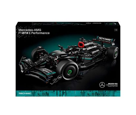 Конструктор Technic Гоночный болид Mercedes-AMG F1 W14 E Performance на 1642 детали (88027) 88027 фото Конструктор Technic Гоночный болид Mercedes-AMG F1 W14 E Performance на 1642 детали (88027) 88027 фото
