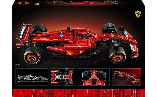 Конструктор гоночный болид Technic Автомобіль F1 Ferrari SF-24 (42207), 1361 деталь 42207 фото